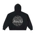Fleeced Full-Zip Boxy Hoodie