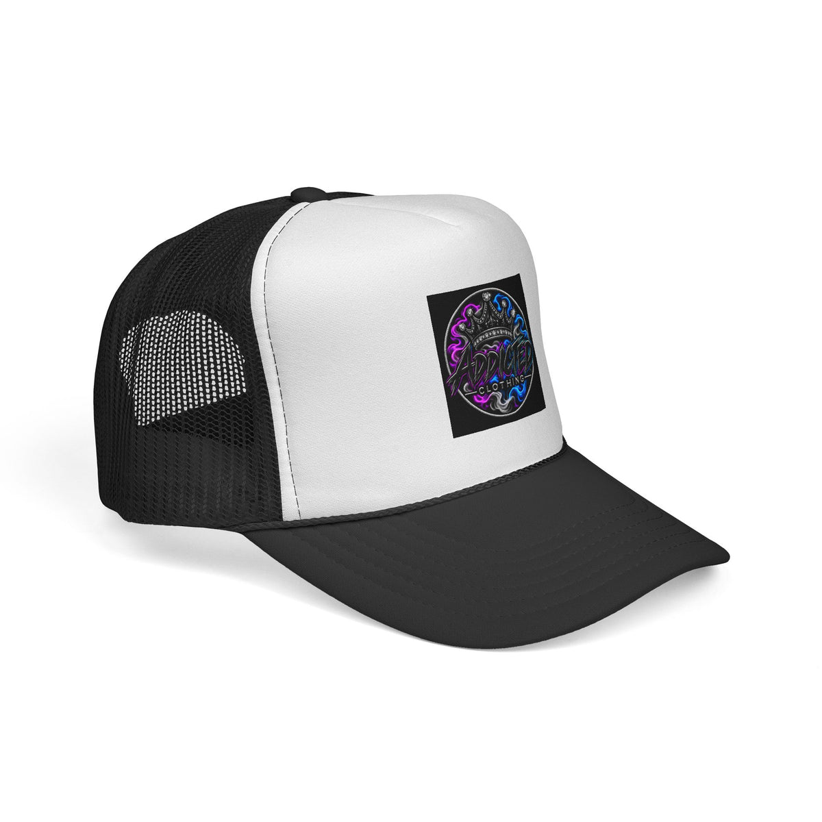 Gold Crown Emblem Trucker Cap | Vintage Crest Logo