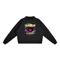 Essential Fleece Mock-Neck Crew Sweatshirt