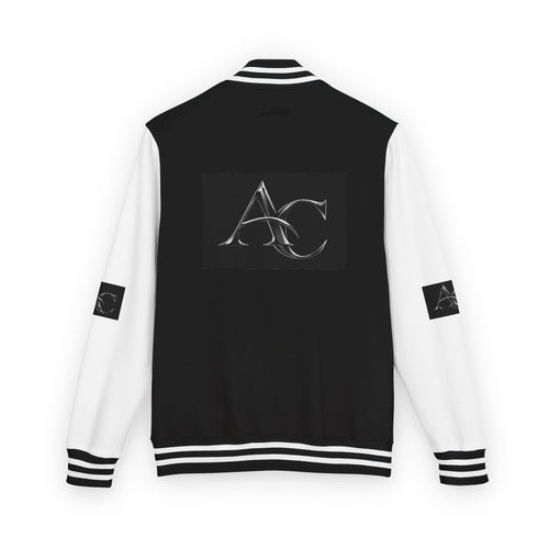 AC Monogram Letterman Jacket - Retro Varsity Black & White