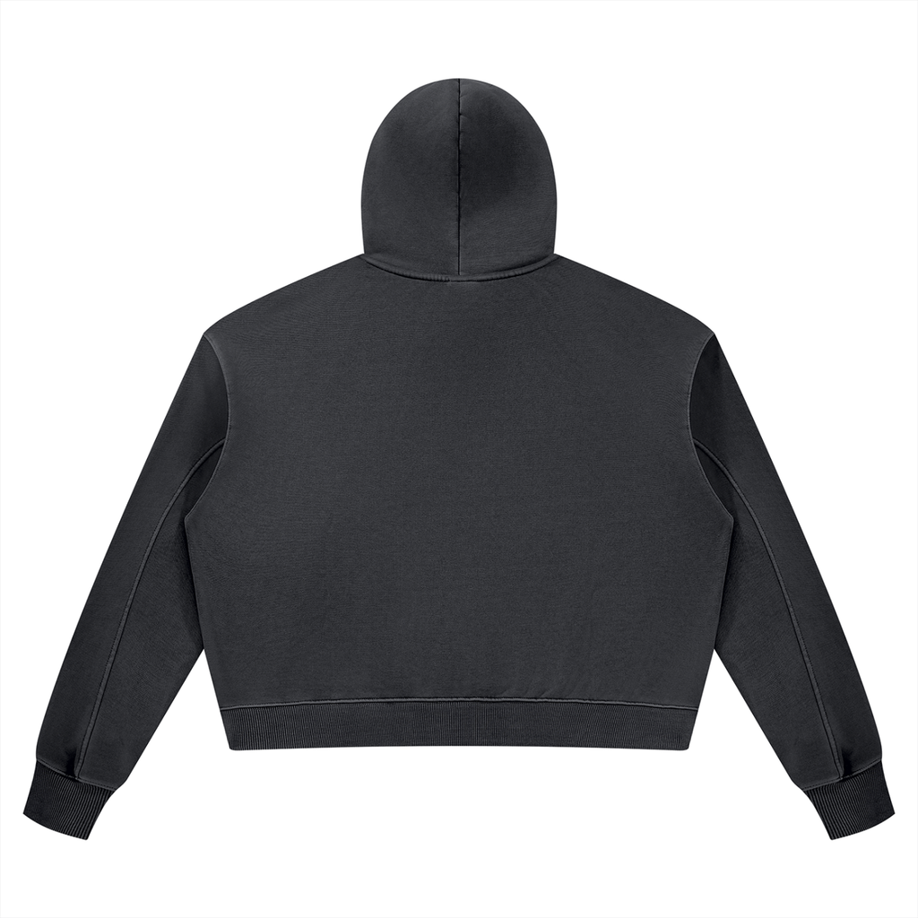 Schwerer Damen-Hoodie in Vintage-Waschung