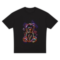 Unisex Oversize-T-Shirt mit überschnittenen Schultern