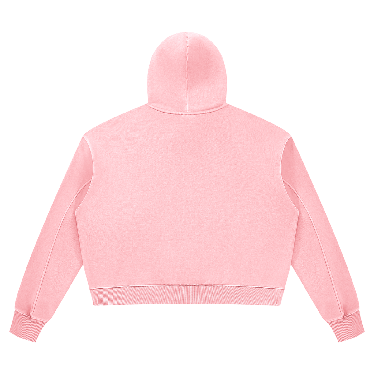 Sweat à capuche épais pour femme au délavage vintage