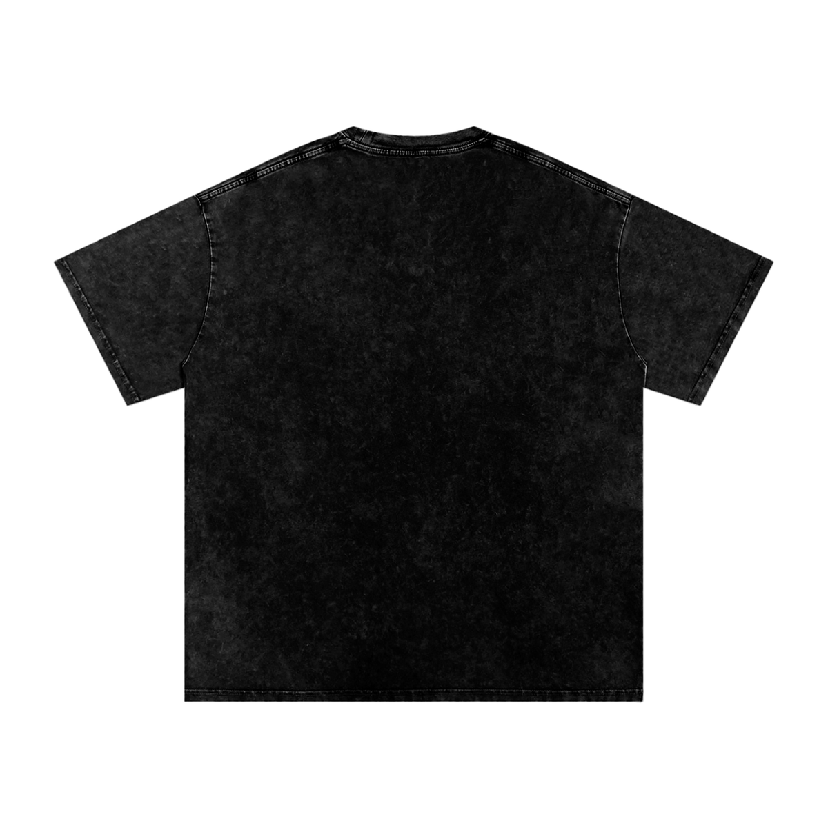 Snow Washed Oversized Baumwoll-T-Shirt